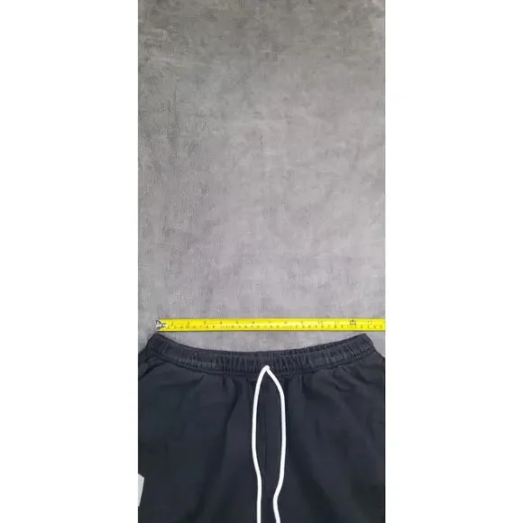 True Religion Basic Sweatpants Unisex Black Size L 100% Cotton Made In USA C32 - Picture 5 of 9